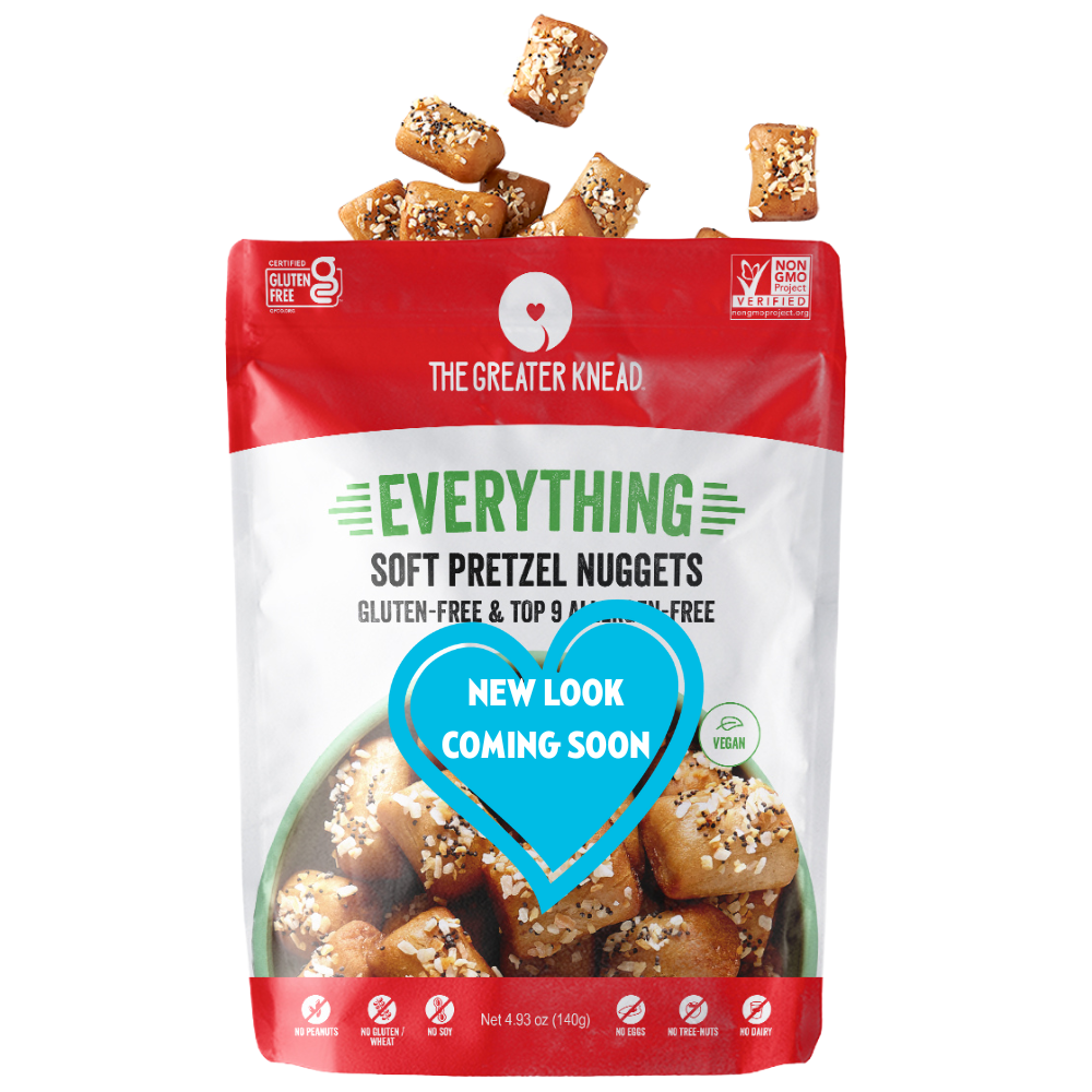 EAGET 480Gb x 30 枚セット Gluten Free Everything Soft Pretzel Nuggets | The Greater Knead