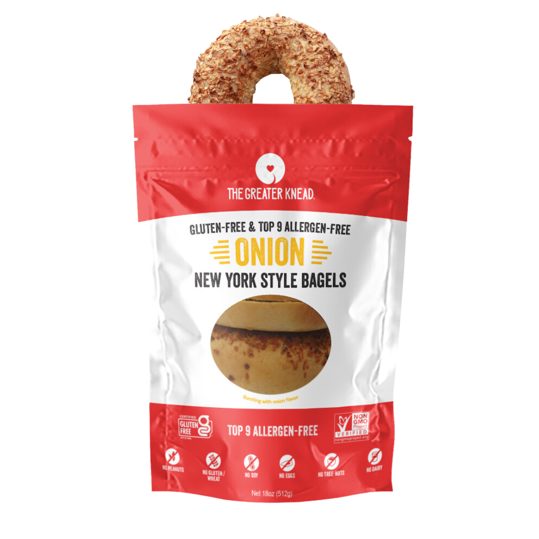 Gluten Free Onion Bagels The Greater Knead