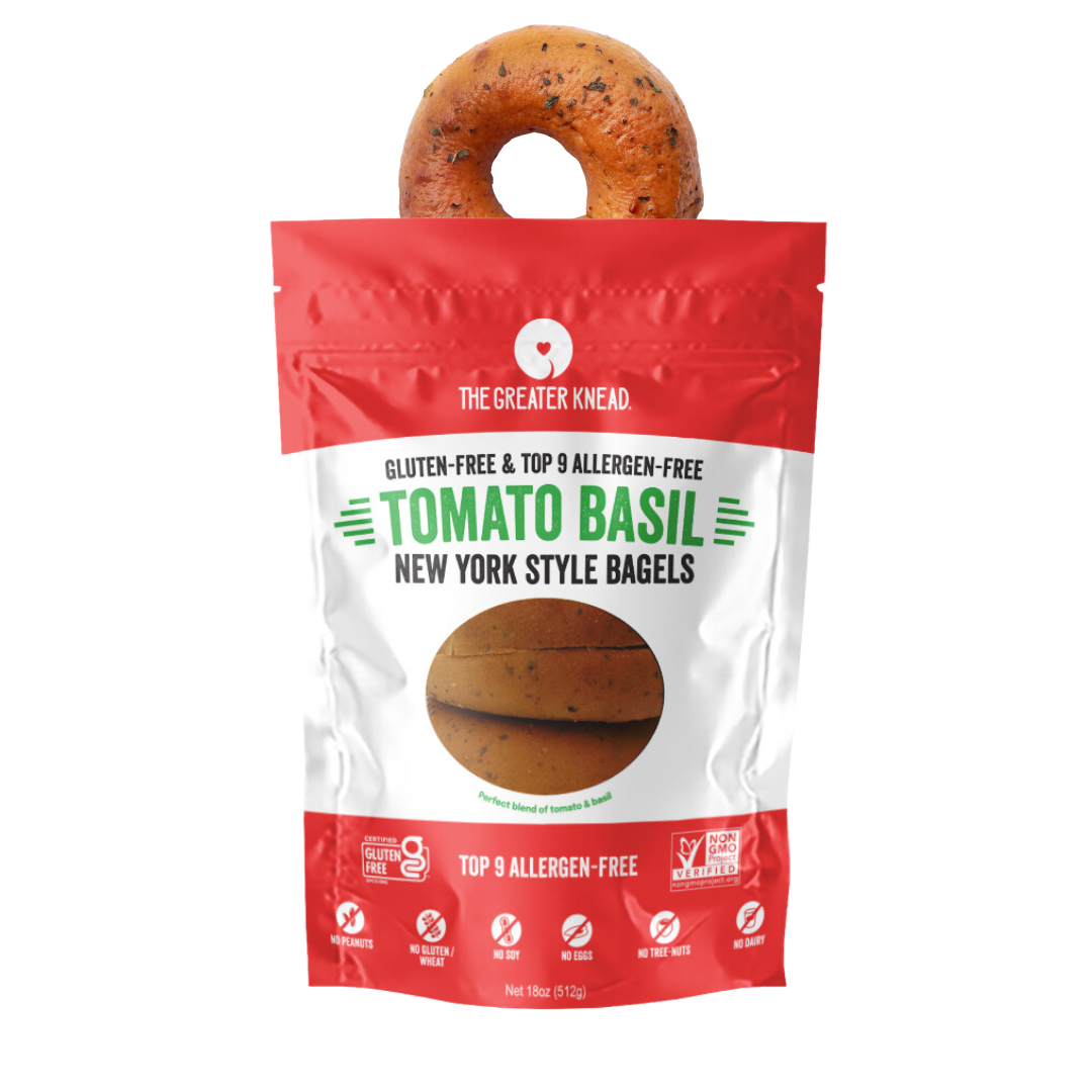 Gluten Free Tomato Basil Bagels The Greater Knead