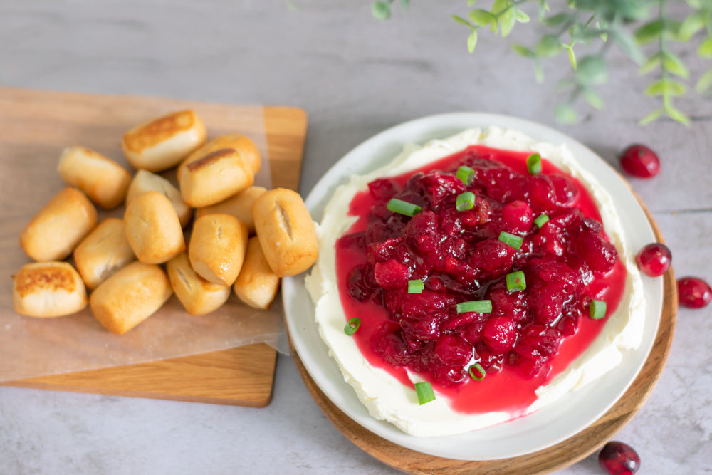 Cranberry Jalapeños Cream Cheese Dip