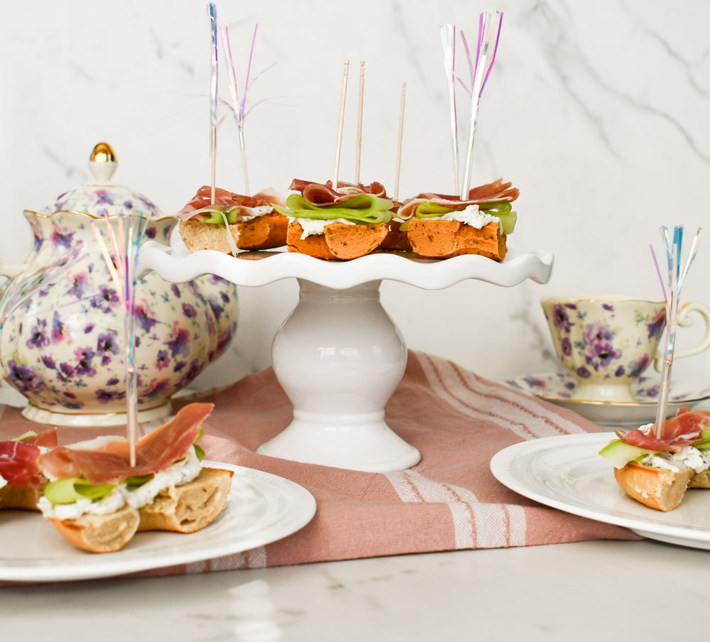 Easy Gluten Free Bagel Tea Sandwiches
