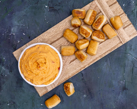 Roasted Red Pepper Hummus Dip