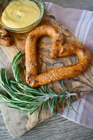 Heart Shaped Soft Pretzels